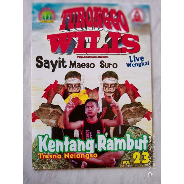 VCD original jaranan Turonggo Wilis kentang rambut