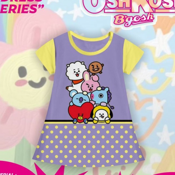Dress Anak Karakter Oskos by Kindlekids Dress Anak Terlaris