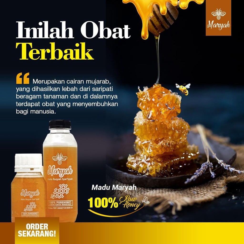 

100% Madu Asli Maryah (Madu Ruqyah Syariyyah) 300gr