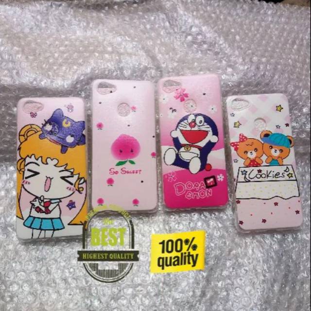 Case Oppo F7 karakter cantik casing silikon