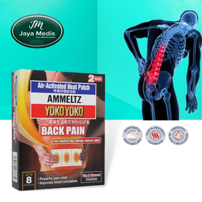 Koyo Pereda Sakit Punggung - Ammeltz Heat Patch Back Pain - 2 Patch