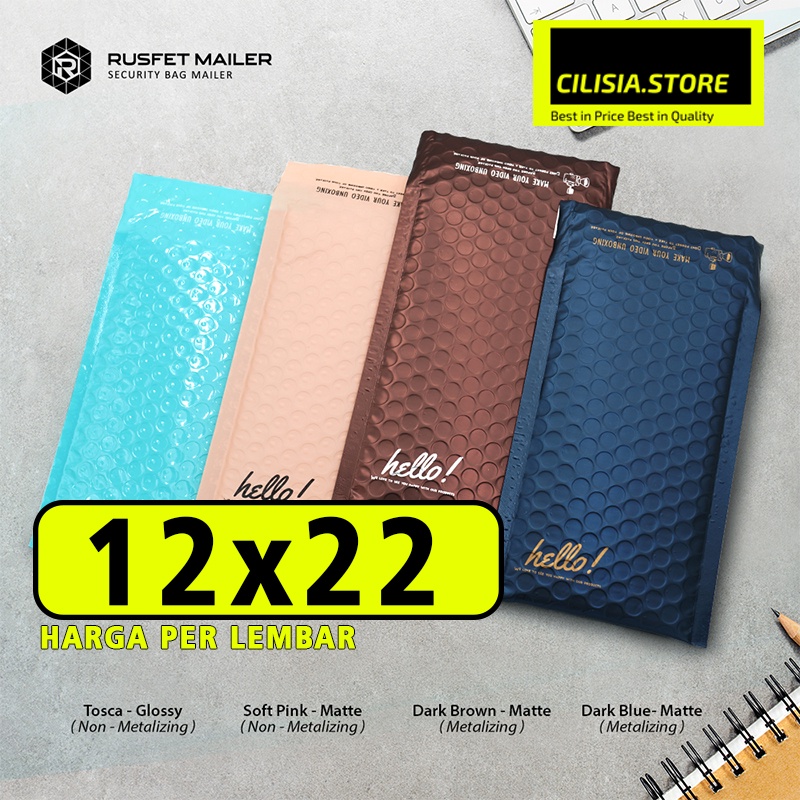 

Amplop Bubble Mailer Packing Online 12x22 Bubble Polymailer Bag Rusfet
