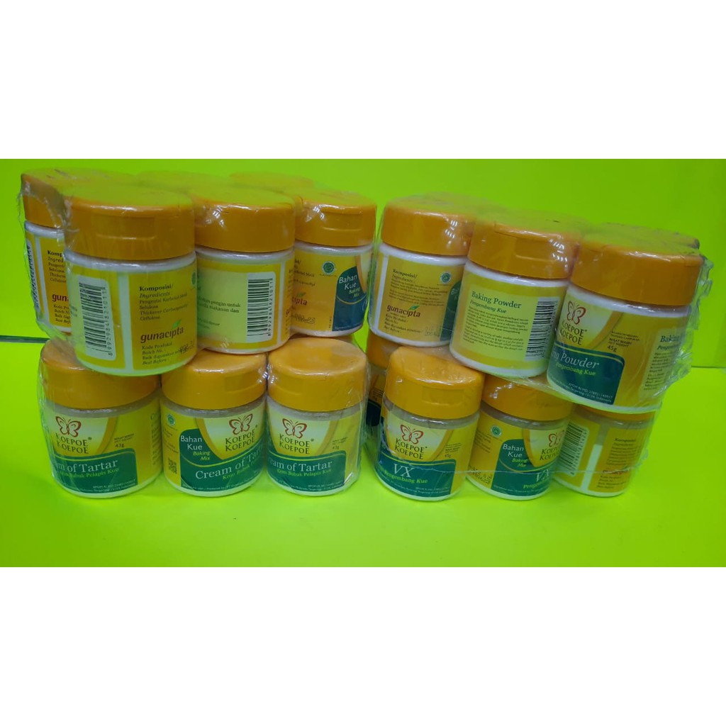

Koepoe Koepoe (Cream of tartar/CMC/VX/Baking Powder)
