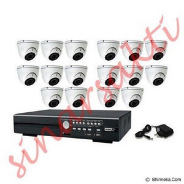 PAKET CCTV AVTECH 16CH 2MP HARDISK 2TB KOMPLIT TGGL PASANG ORIGINAL