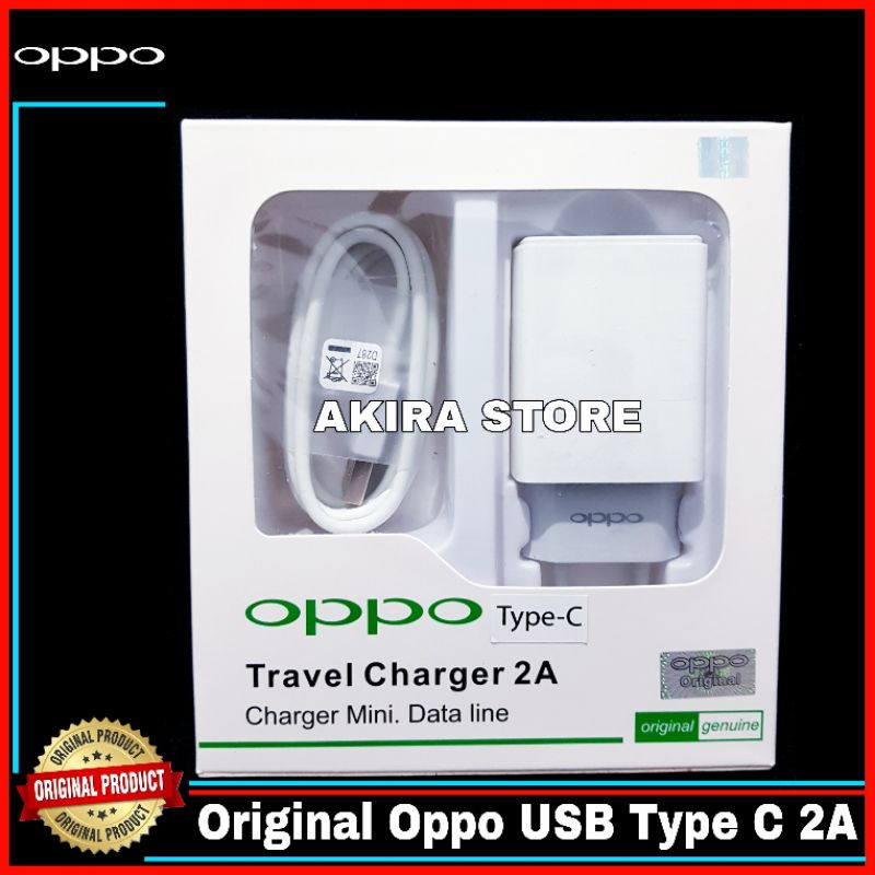 Charger Oppo A16 USB C ORIGINAL 100% Type C 10 Watt