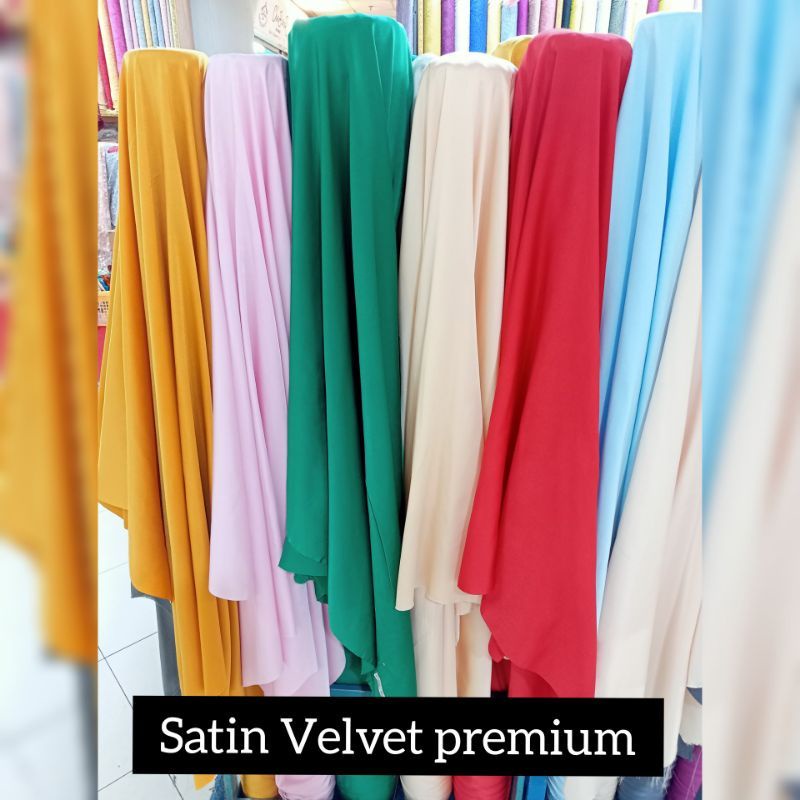 kain satin Velvet by Roberto cavalli kain furing dalaman kebaya