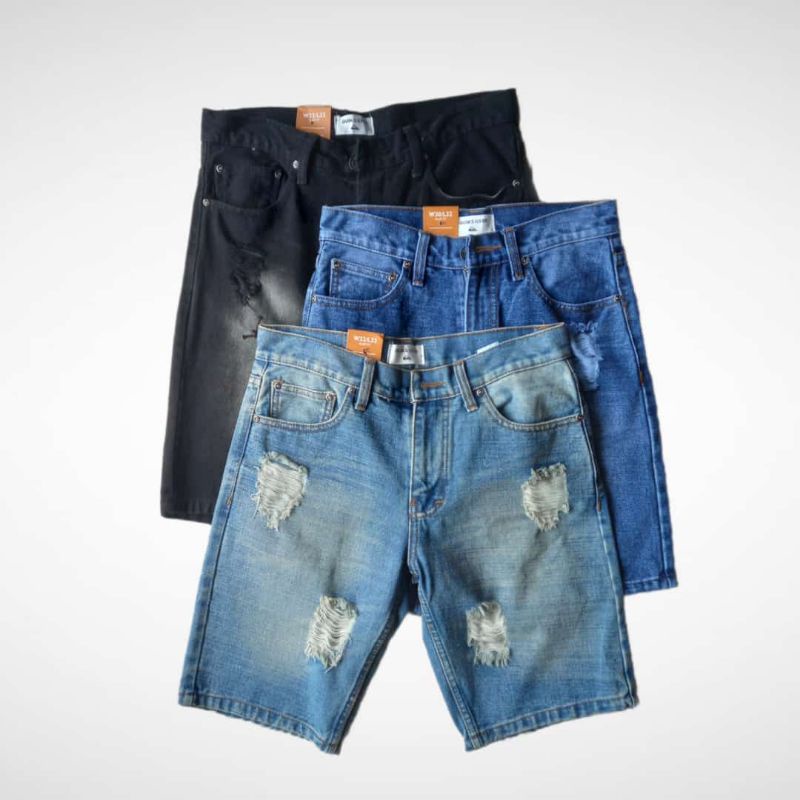 CELANA PENDEK | JEANS PENDEK | JEANS RIPPED SURF PREMIUM QUICKSILVER