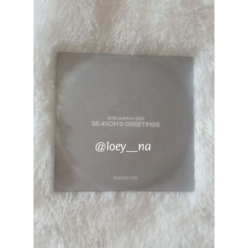 DVD Season Greetings Wanna One Official
