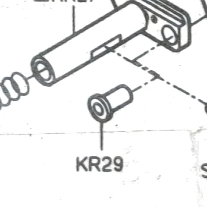 KR29 Selongsong Pengatur Pisau Bawah - Mesin Obras 737 - 747 - 700F