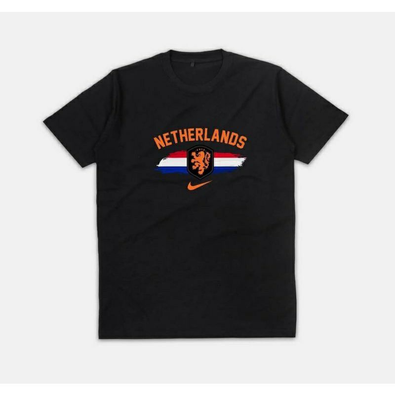 Kaos Pria | Kaos Negara Netherlands Nederland Holland Belanda Cotton Combed 30s