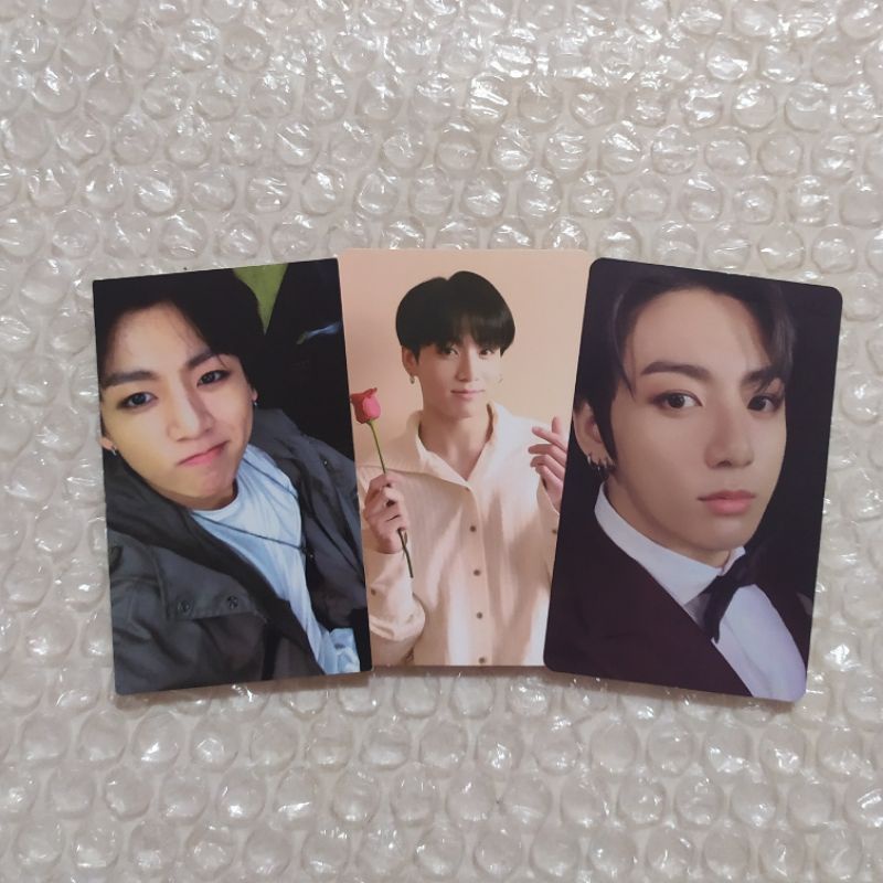 Bundle wts official bts pc photocard jungkook memories 2019 memo 19 + pc jk mots 7 map of the soul 7