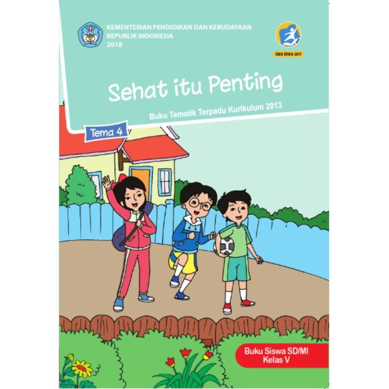 PAKET BUKU TEMATIK KELAS 5 SD TEMA 1 2 3 4 5 KURIKULUM 2013 REVISI KEMENDIKBUD