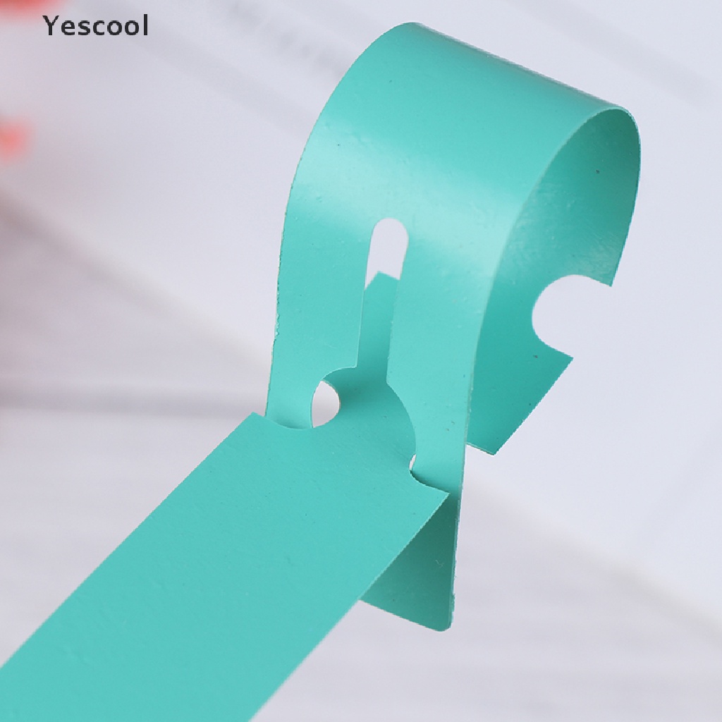 Yescool 100pcs / set Tag Label Nama Gantung Anti Air Untuk Tanaman / Pohon