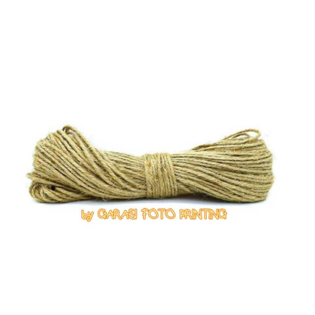 Tali Rami Goni Roll 50 Meter 2 Ply 2mm 50 M Bahan Craft Souvenir Hampers Undangan Hang Tag Murah DIY