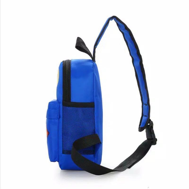 tas selempang anak/tas bahu anak/tas karakter anak/tas anak dorarmon/tas anak spiderman