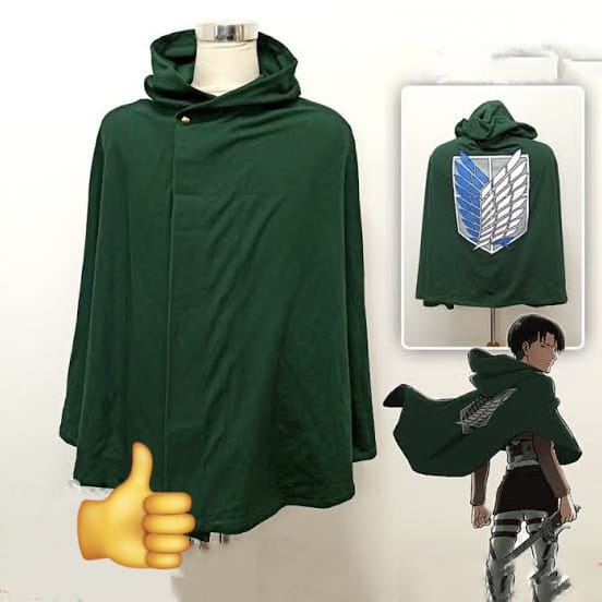 Jubah Attack On Titan Shingeki No Kyojin SNK Jubah AOT