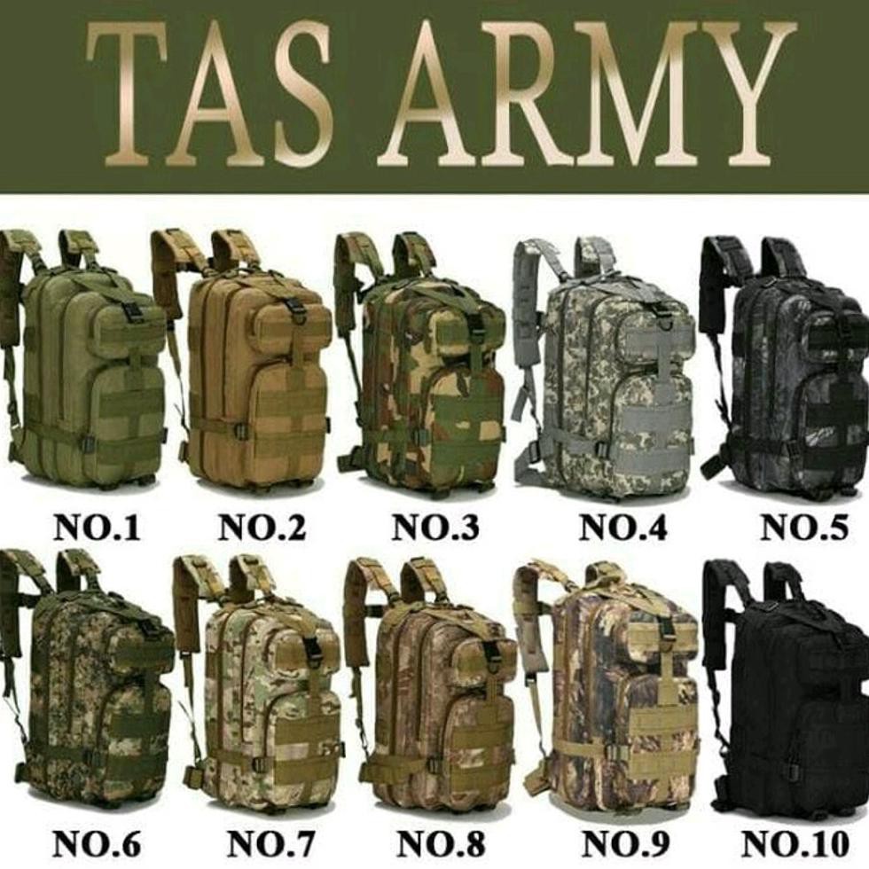 Paling Murah Tas Ransel  Army Bahan Tebal Dan Kuat