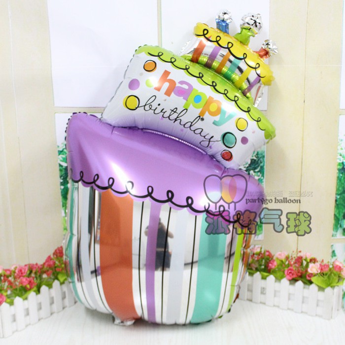 Balon Cake Kue Jumbo Tingkat Happy Birthday HBD Ultah
