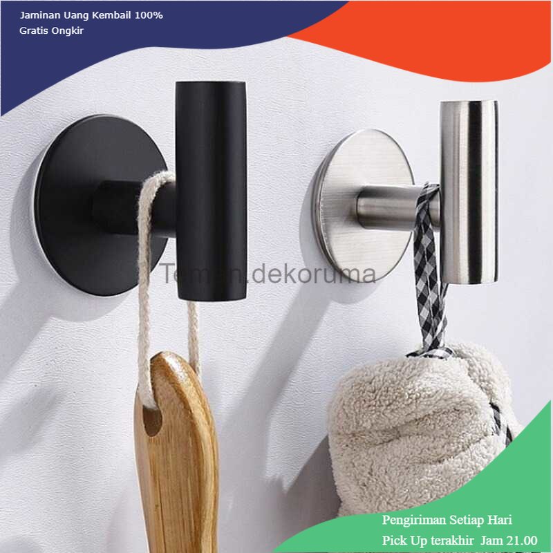 TD - DAP VISCOSE Gantungan Dinding Hook Hanger Stainless Steel 1 PCS - V960