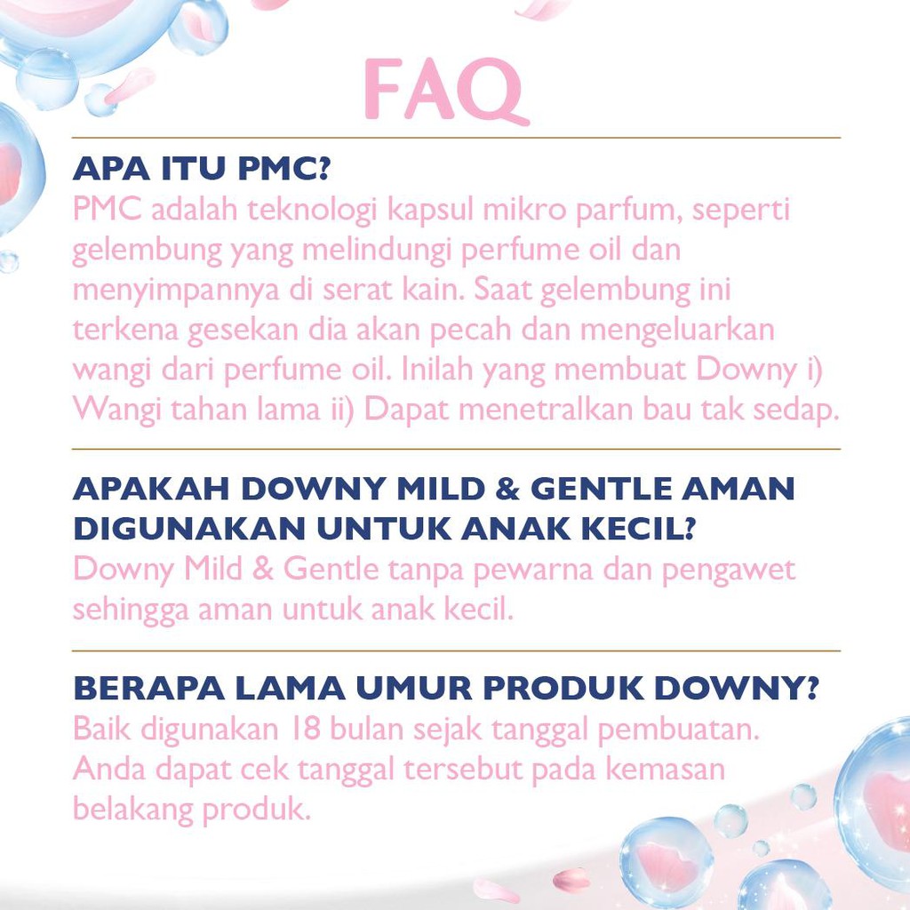 N3w Pr0duk Downy Mild & Gentle 1.5L - Paket Isi 3 Pewangi Pelembut Pakaian Konsentrat C0de@j5 Bests