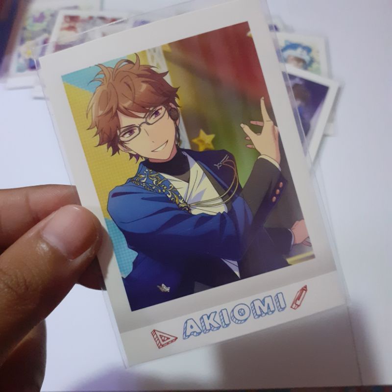 akiomi kunugi enstar/ensemble star polaroid card
