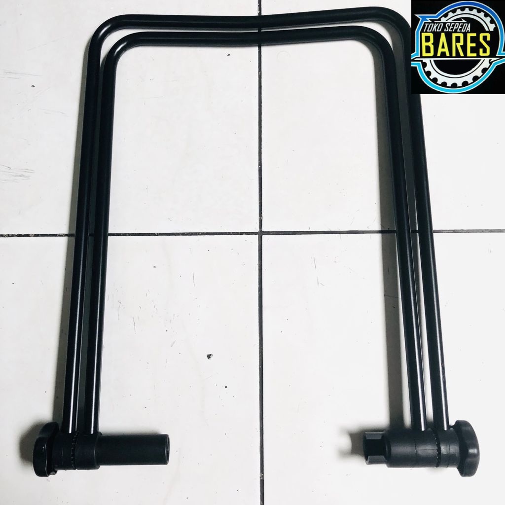 Paddock / Standar Jagang Segitiga Sepeda New Hedgreen FX Double Alloy