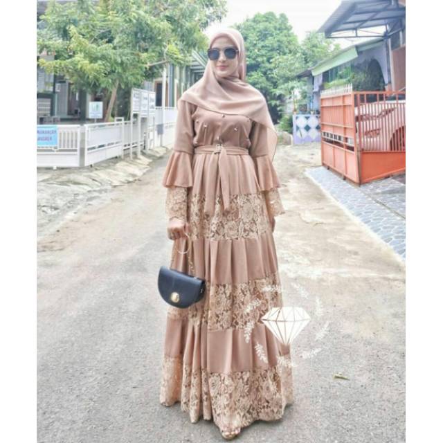 maxi razeta (alg) / gamis wanita