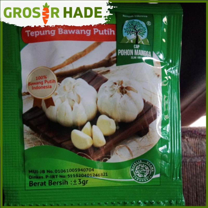 

Tepung Bawang Putih Bubuk Cap Mangga Pasar Bandung Murah