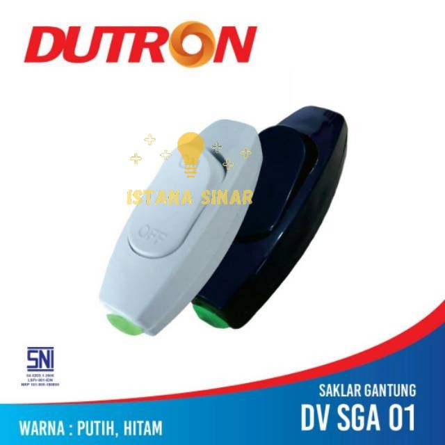 Saklar Sakelar Gantung Tulisan ON OFF DUTRON Model  DV-SGA-01