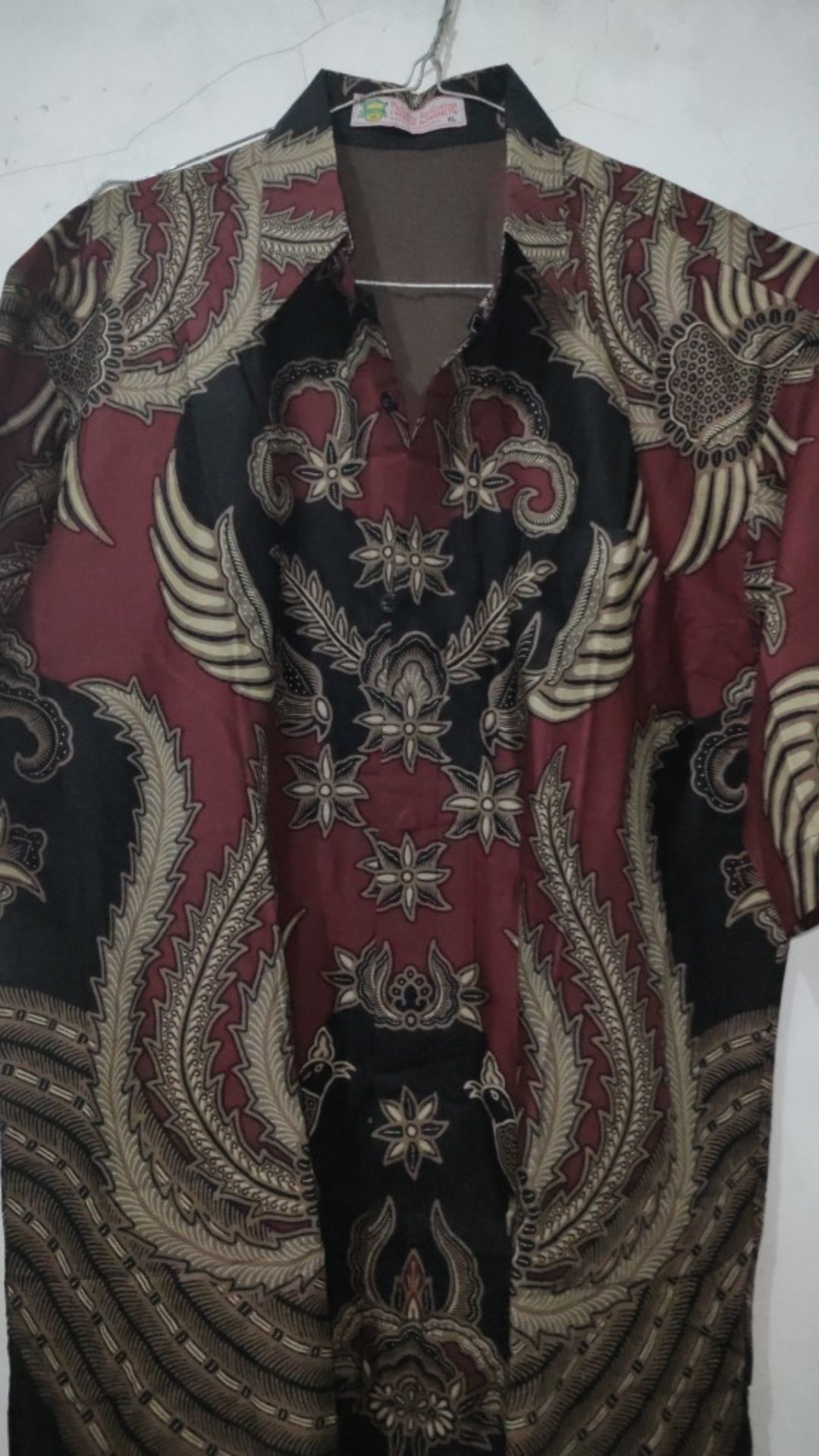 Kemeja Batik Prabu Bahan Katun Baturaden Reguler Fit B370