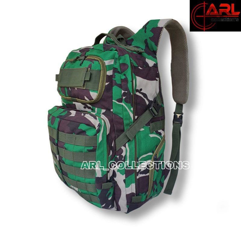 TAS RANSEL GENDONG MODEL JATAH - TAS PUNGGUNG LORENG MALPINAS TNI - TAS RANSEL ARMY LORENG TNI