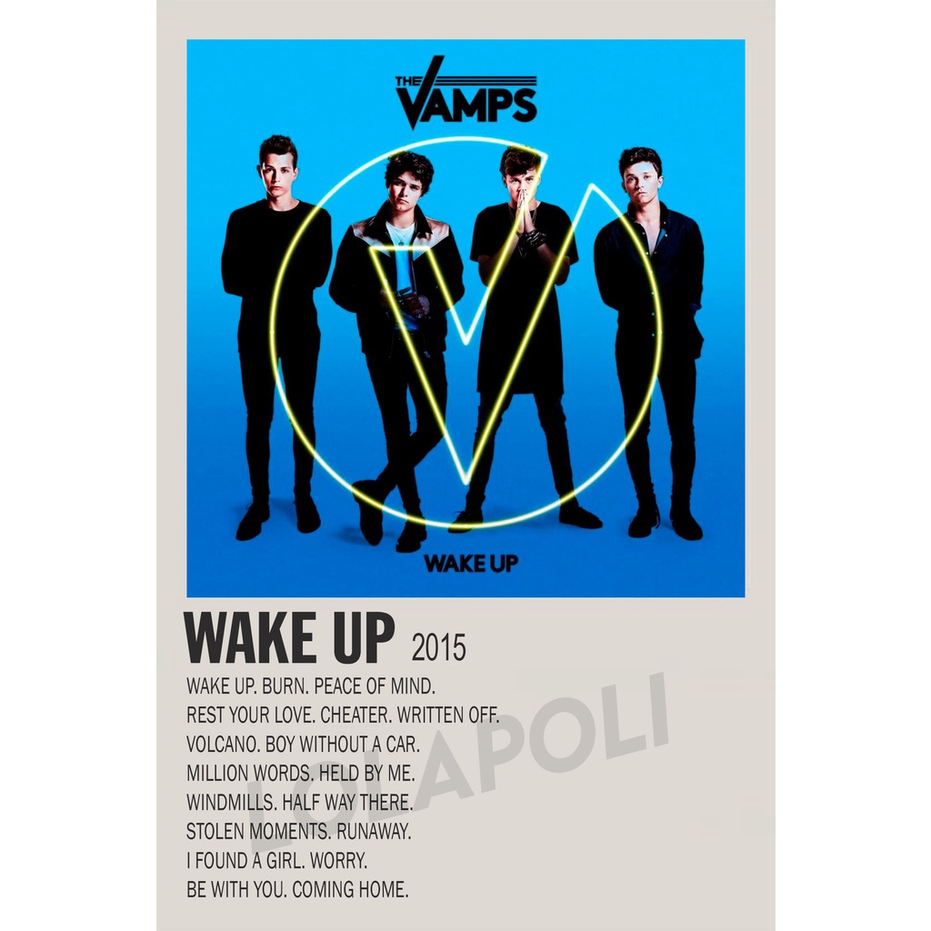Poster Cover Album Wake Up - The Vamps