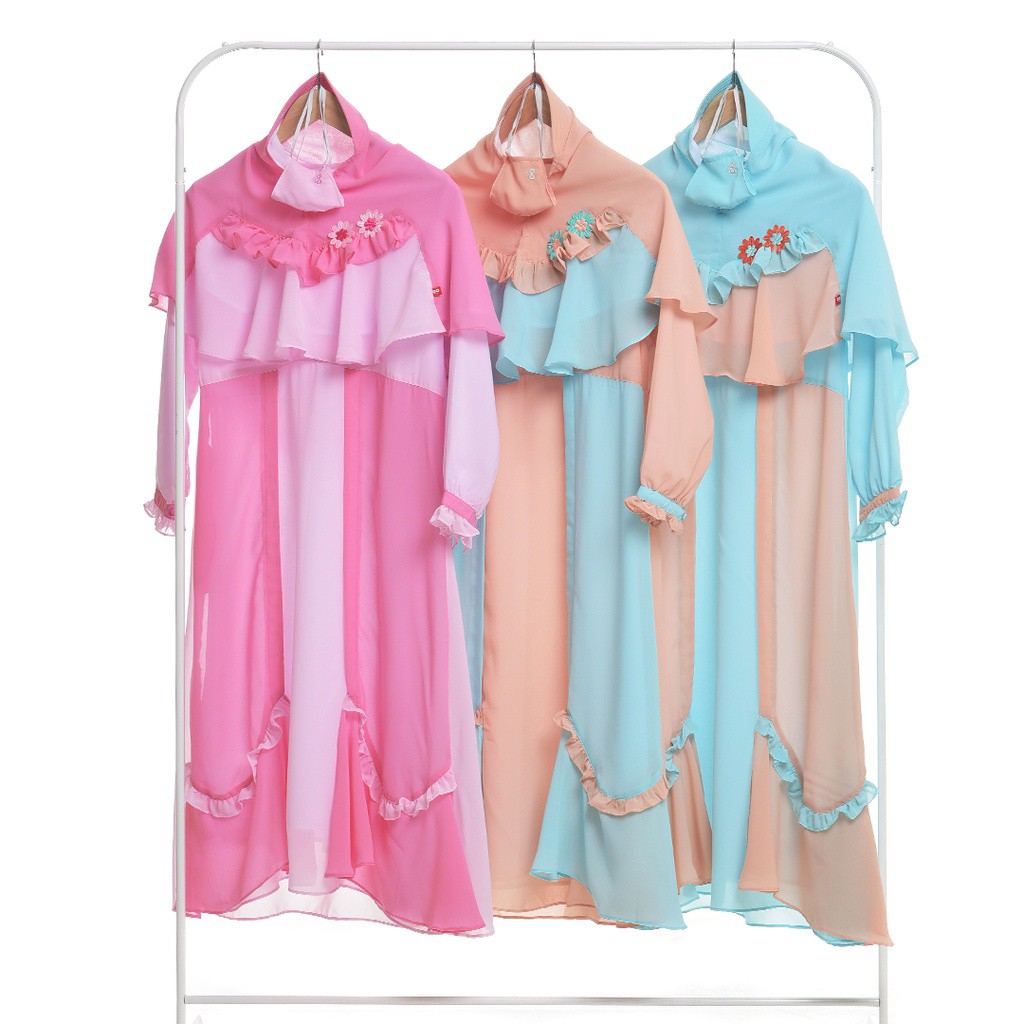 Gamis Aiza | Dress Anak | Baju Muslim Anak Perempuan ORI Bani Batuta
