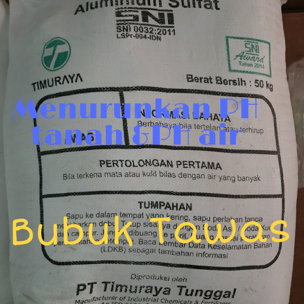 TAWAS BUBUK/BISA COD/ALUMUNIUM SULPHATE/PENGUSIR BAU/1KG