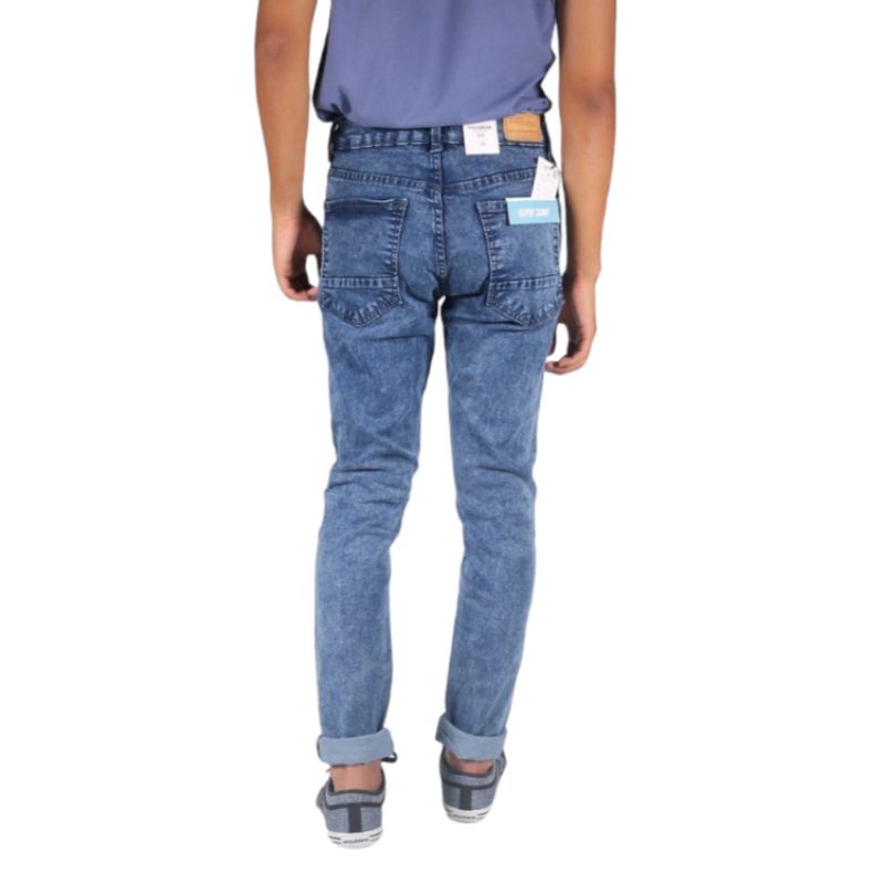 CELANA JEANS PRIA PANJANG SLIMFIT BAHAN MELAR DISTRO DENIM