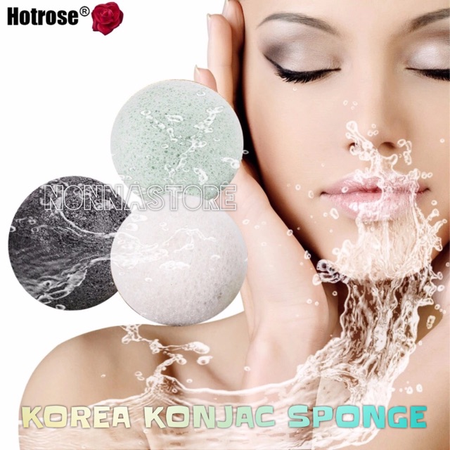 Natural Konjac Sponge [ Face / Facial Sponge / Spons Wajah / Perawatan Muka / Organic / Organik ]