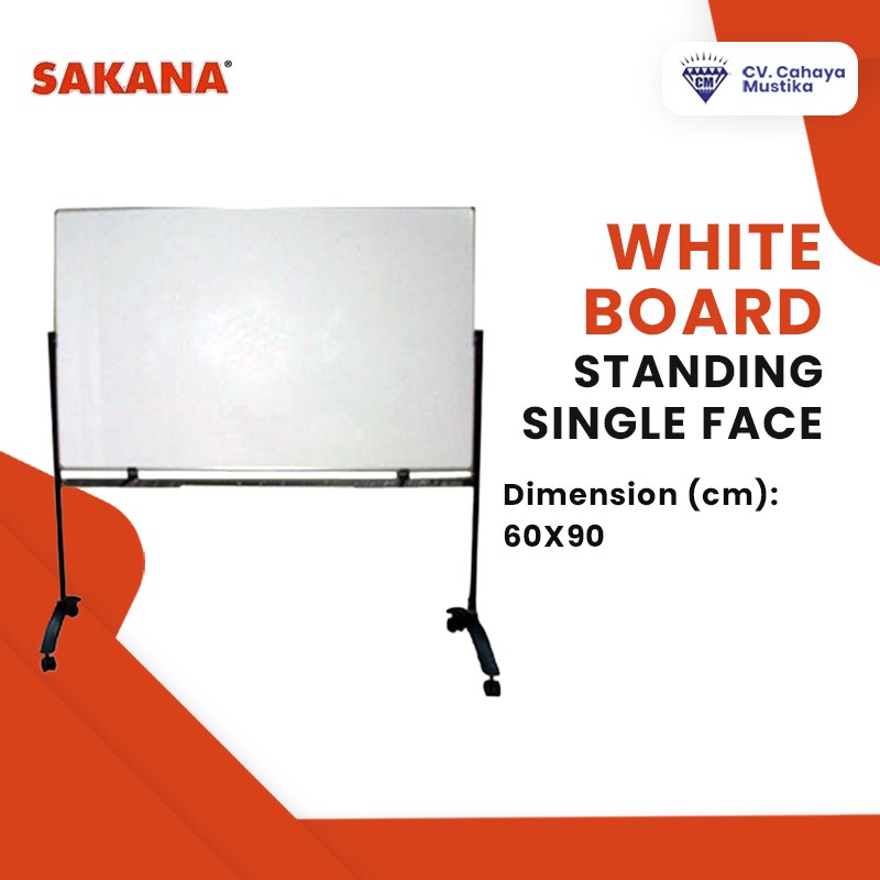 

Harga Papan Tulis Whiteboard Standing Sakana Double face Uk 60x90 Di Malang