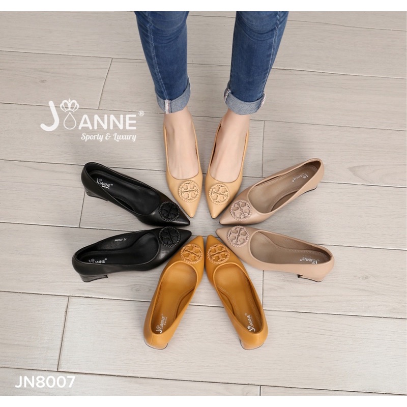 RESTOCK! [ORIGINAL] JOANNE Heels Shoes Sepatu Kerja Wanita Hak Tahu #JN8007