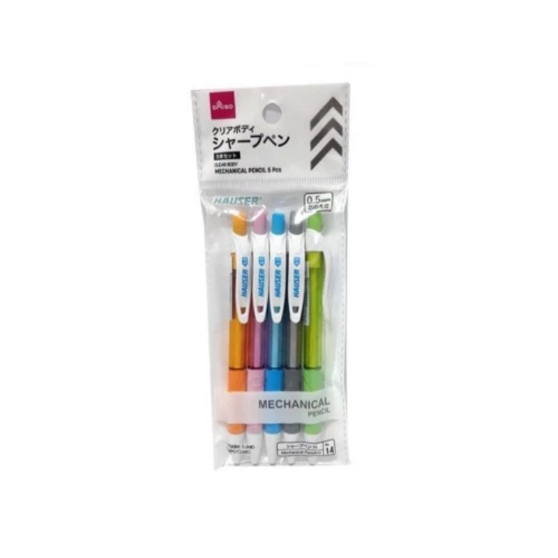 

Daiso Pensil Mekanik Isi 5pcs 0.5mm Uk 1.5 x 1 x 14.5 cm