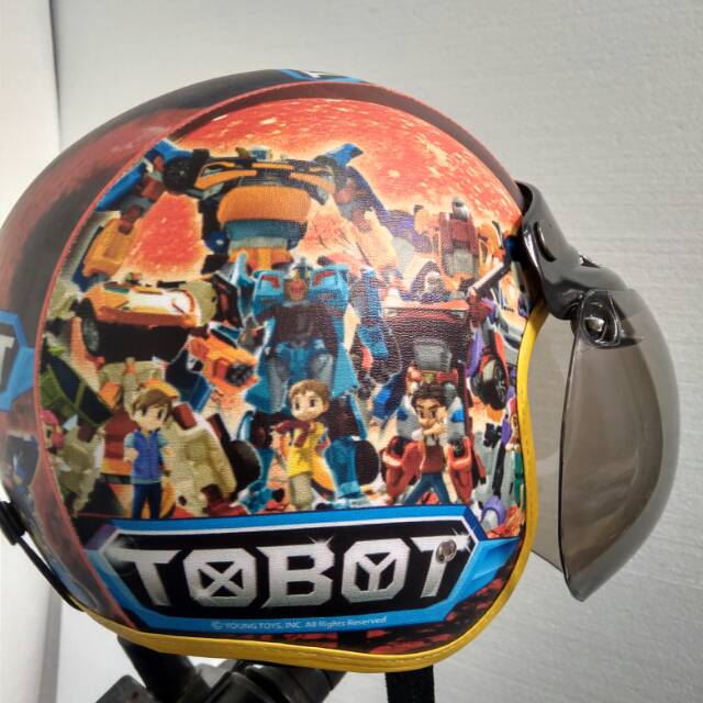 Tobot tritan helm bogo anak 7-12 tahun