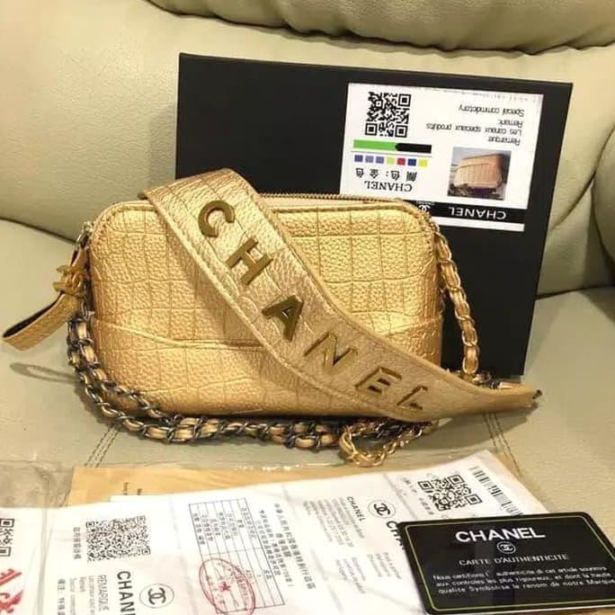 ☛☛ TERLAKU TAS SLEMPANG WANITA KOREA☛☛ TAS WANITA CHANEL GABRIELLE CROCO KORTING