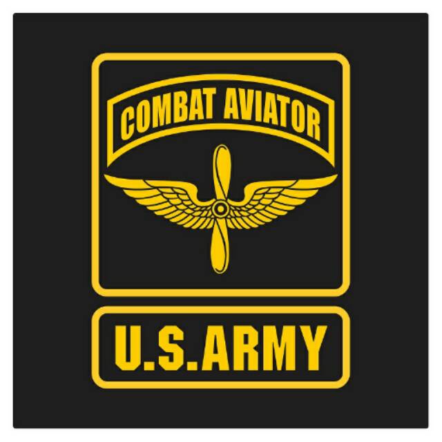 US Army Combat Aviator Cutting Sticker
