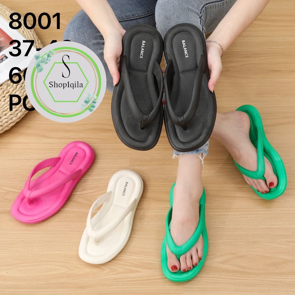 sandal slipper rubber import balance premium 8001 (37-40)/ 9001+3 (36-40) sandal japit terbaru