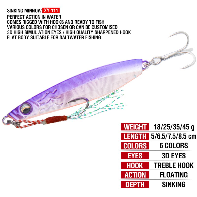 1Pcs Slow Jigging/Trolling Metal bait Fishing Lure Laser VIB Jigging Lead Metal Jig