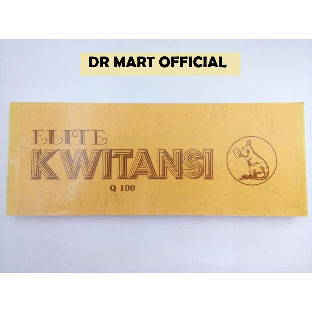 

Buku Elite Kwitansi Kecil Kangguru - 100 Lembar