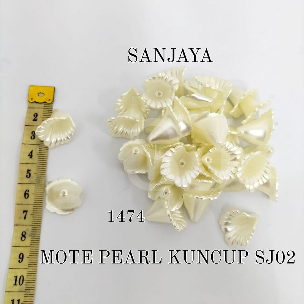 MOTE PEARL / MANIK CORONG AKRILIK / MANIK PEARL KUNCUP / MOTE PEARL KUNCUP 1474 SJ02