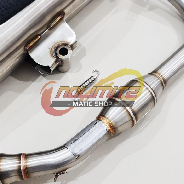 Knalpot Standar Racing Power Boom ROB1 Honda ADV 150