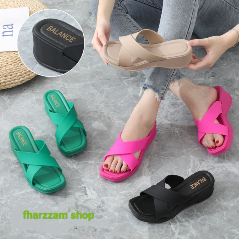 Sandal wanita Balance XM-2212/Sandal Wanita Tali Silang/Sandal Wanita Terbaru/Sandal Wanita Weges/Sandal wanita kekinian/Sendal perempuan Terbaru/Sandal Wanita Yang Nyaman Dipakai/Sandal Wanita Bisa Dipakai Formal/Sandal Anti Licin/Sandal Wanita Viral