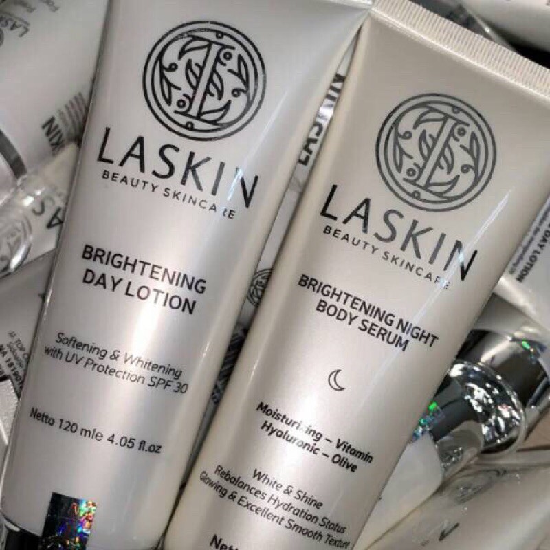 [COD] PAKET LASKIN EXTRA WHITENING BPOM