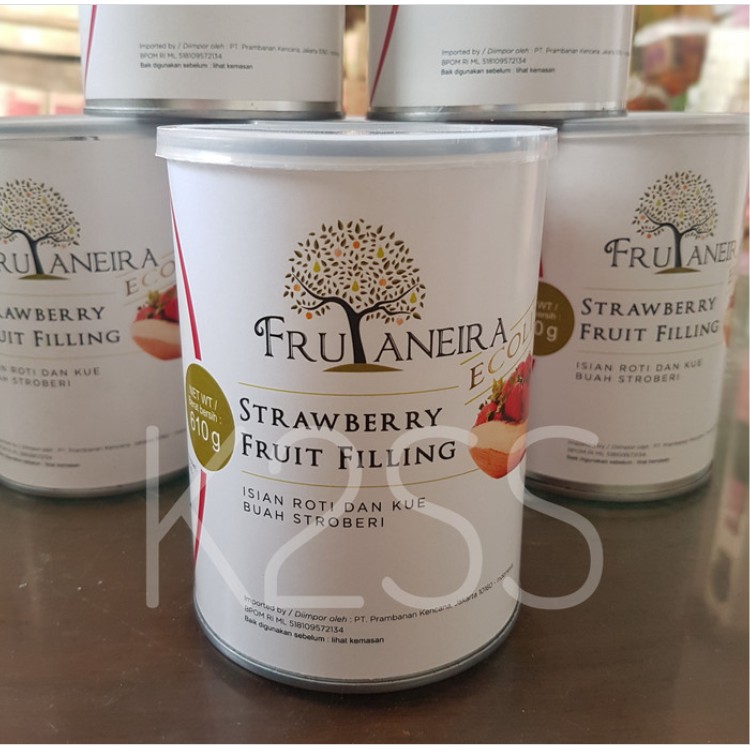 

Frutaneira Ecoline Strawberry Fruit Filling Isian Roti dan Kue 610 gr